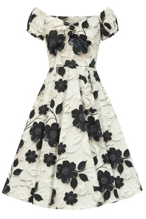 Taylor Floral Swing Dress in Extended Sizing